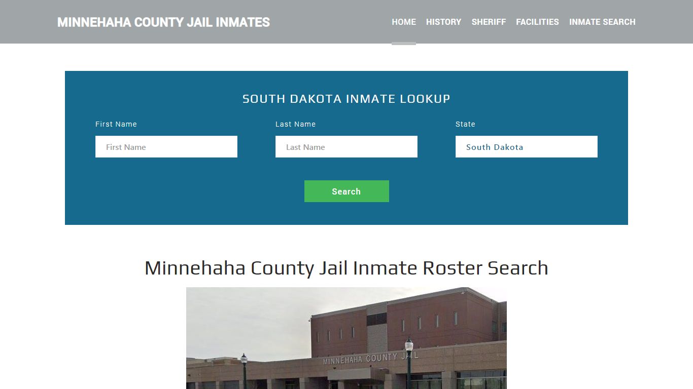 Minnehaha County Jail Inmate Roster Lookup, Sioux Falls, SD